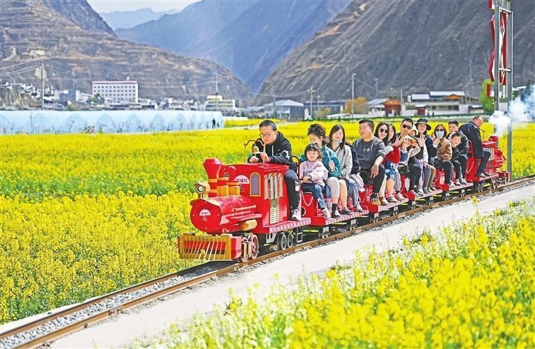 文县尚德镇开往春天的“列车”