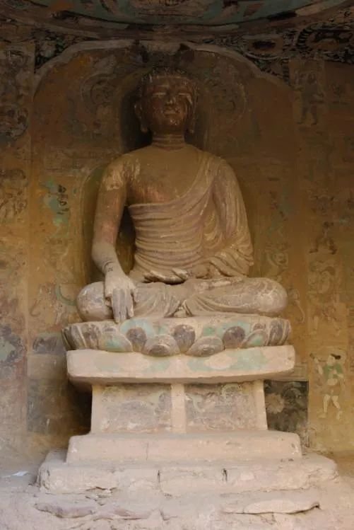 ▲ 第151窟 西夏时期的泥塑