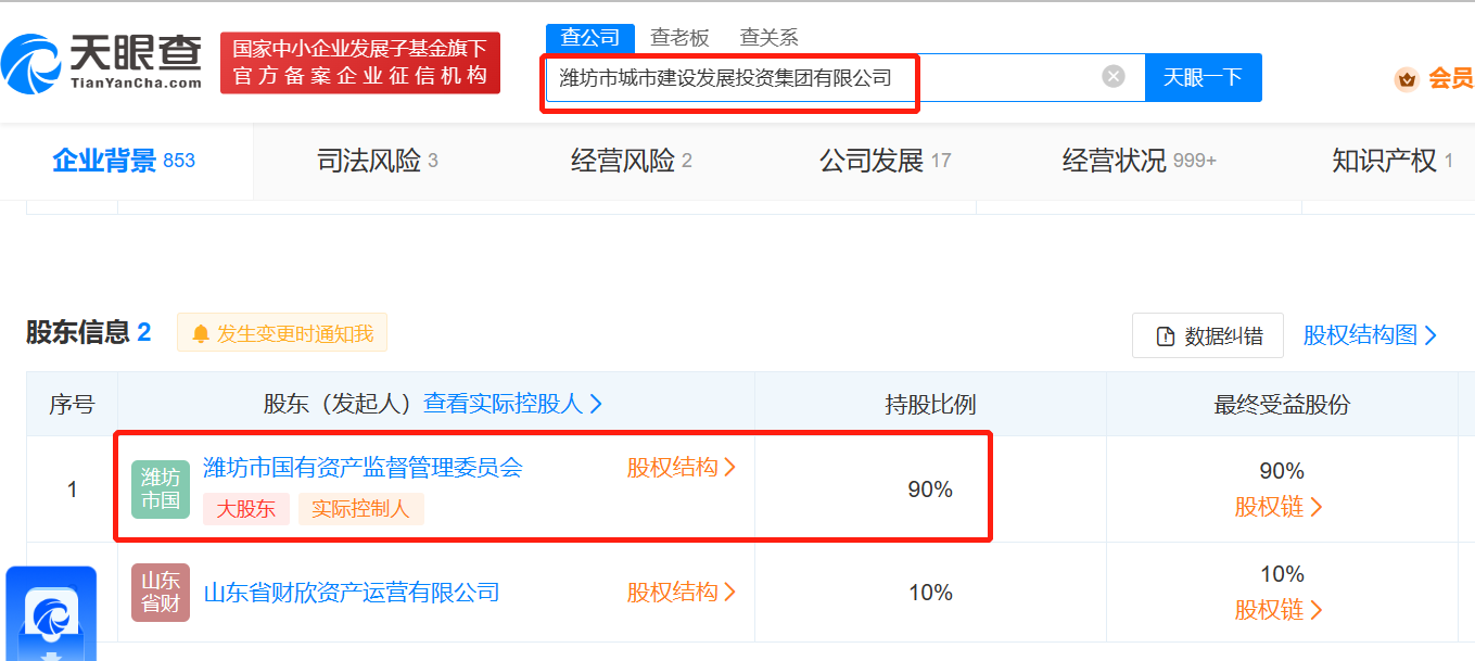 华润旗下景芝酒业与潍坊国资委子公司新开一家投资公司 注册资本1个亿