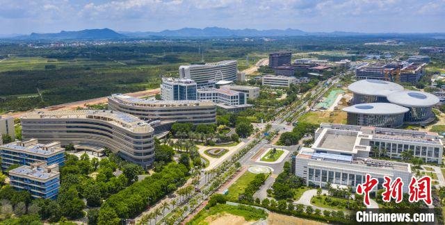 航拍海南博鳌乐城国际医疗旅游先行区。骆云飞 摄