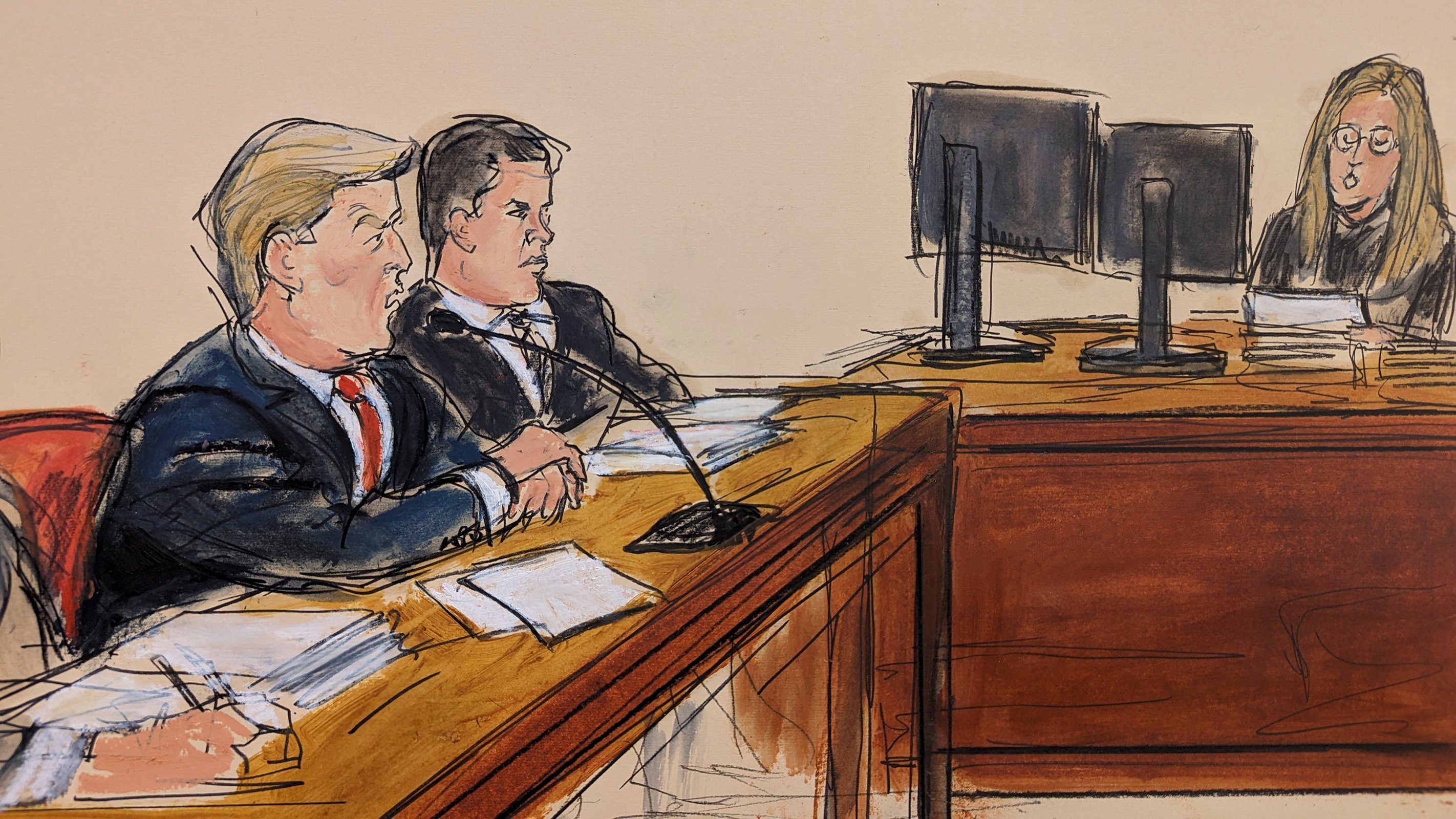 组图：川普在曼哈顿法庭应对传讯 | 特朗普 | Joe Tacopina | Juan Merchan | 大纪元