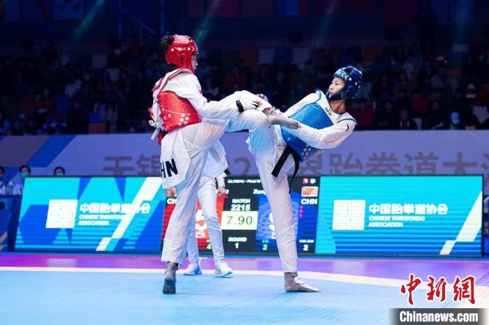 2022年跆拳道大满贯奥运直通卡赛中国女队包揽四金