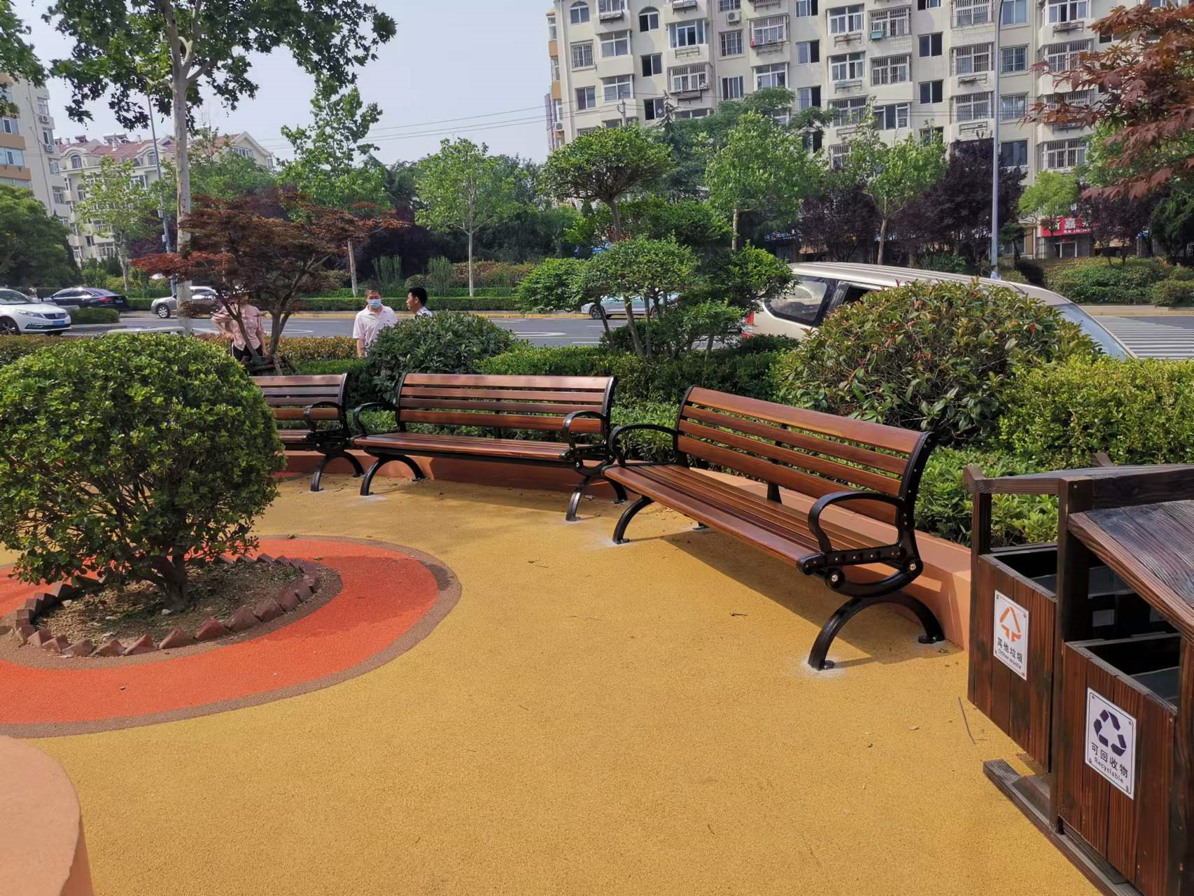 7处口袋公园,城市更新提升景观品质  活力绿角亮相市北街头