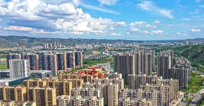 神木滨河新区一景 崔亚军摄