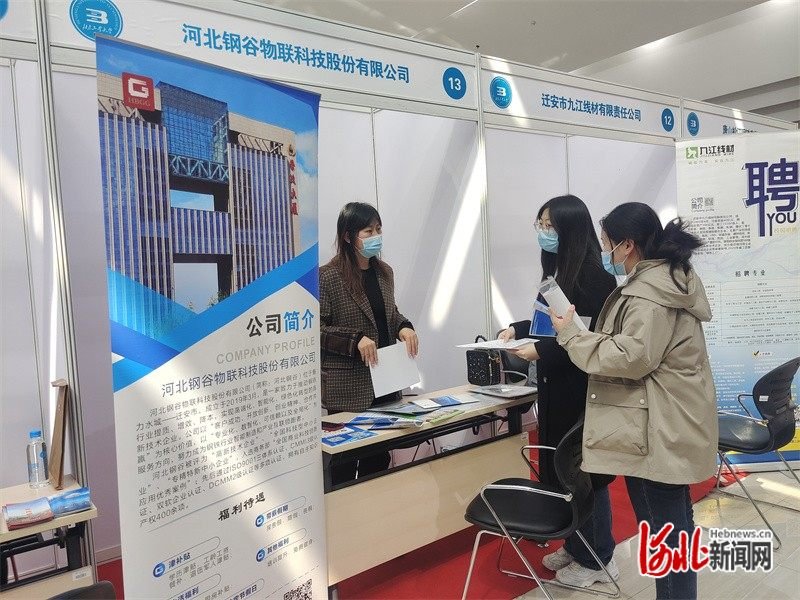 大学生与企业互相了解各自需求。
