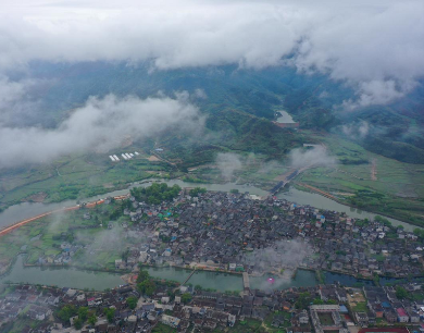江西乐安：“烟雨”江南 千年古村（图）