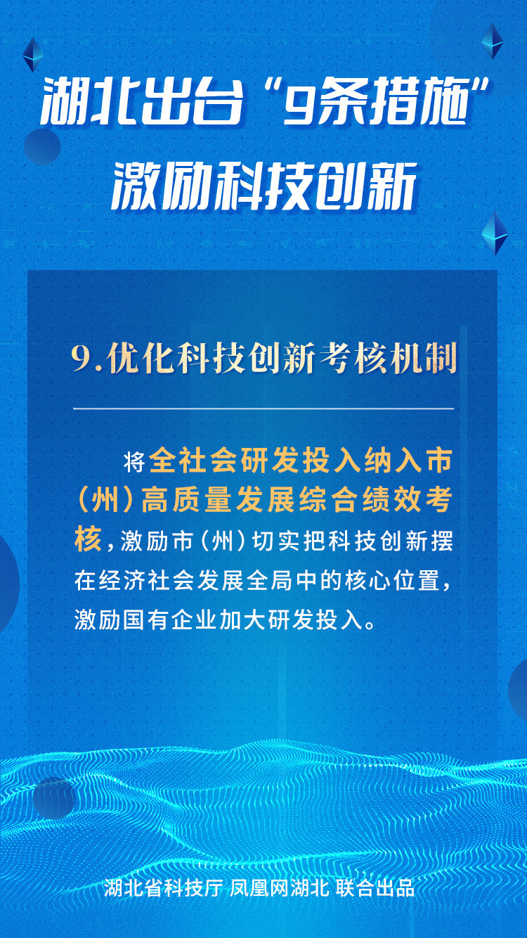 一图读懂！湖北出台“9条措施”激励科技创新