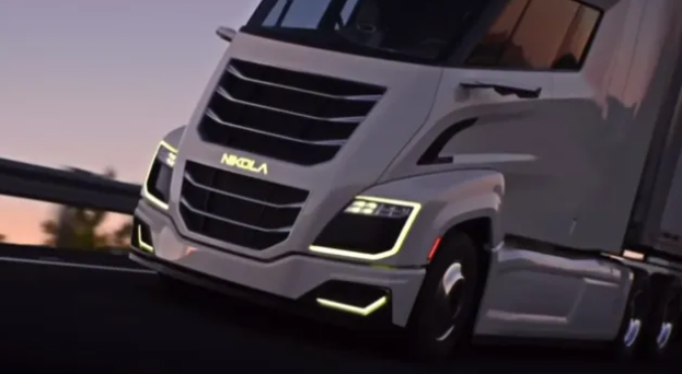 Nikola One 卡车宣传视频截图 图片来源:Nikola