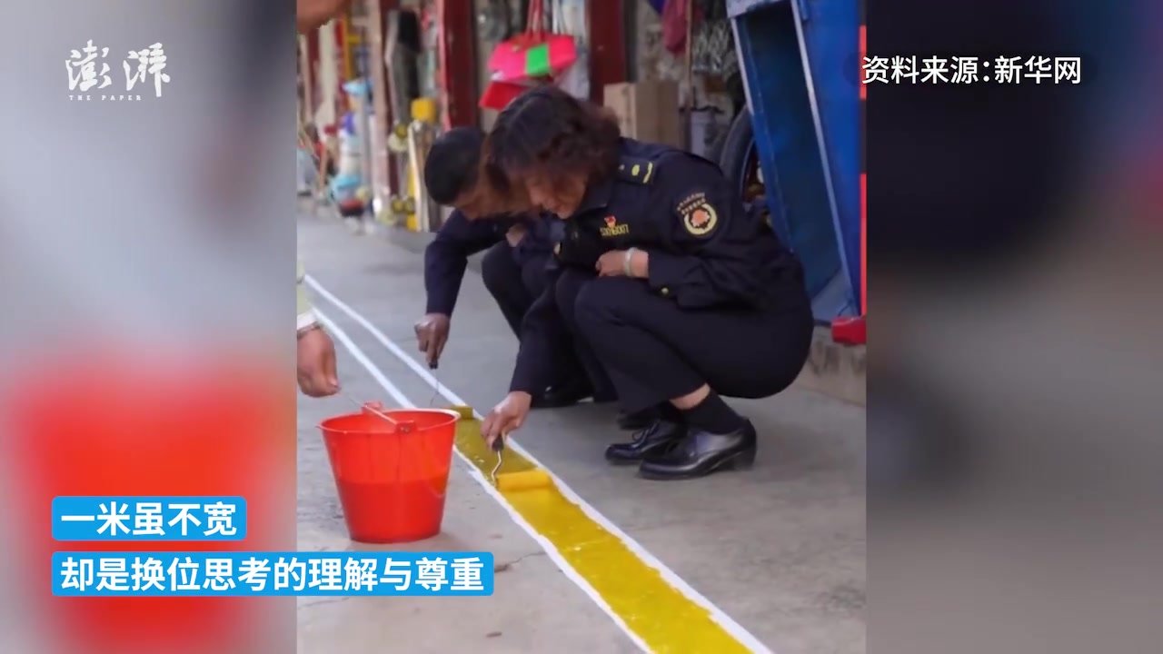 昆明部分店外增设温馨“一米线”：商户可在线内摆摊