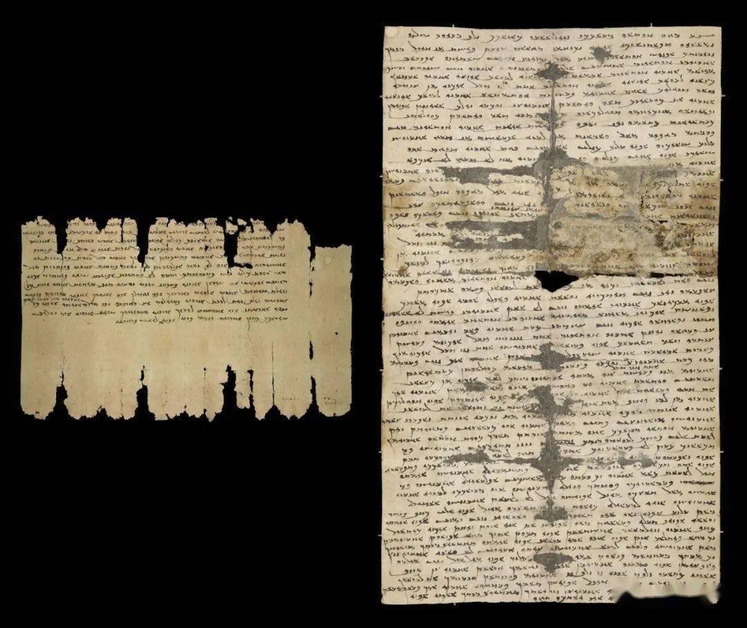 ▲1907年出土于敦煌烽燧的粟特书信