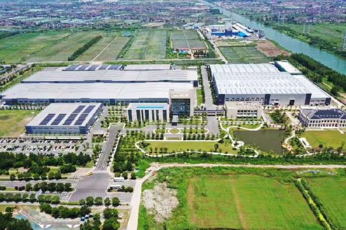 位于南通市苏锡通科技产业园江苏神马电力股份有限公司鸟瞰图