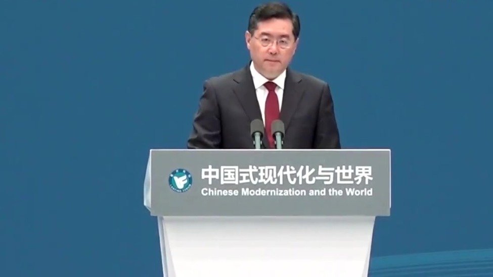 秦刚:谁要在一个中国原则上做文章,我们绝不含糊_凤凰网视频_凤凰网