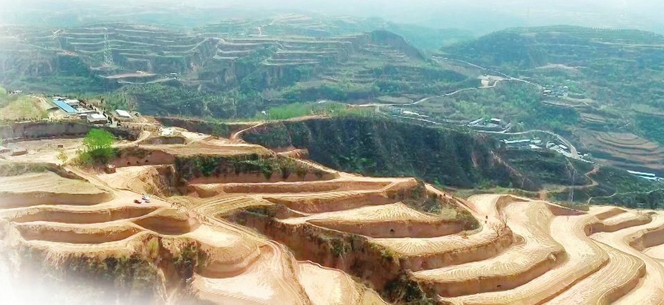 灵石县丘陵山区宜机化改造现场