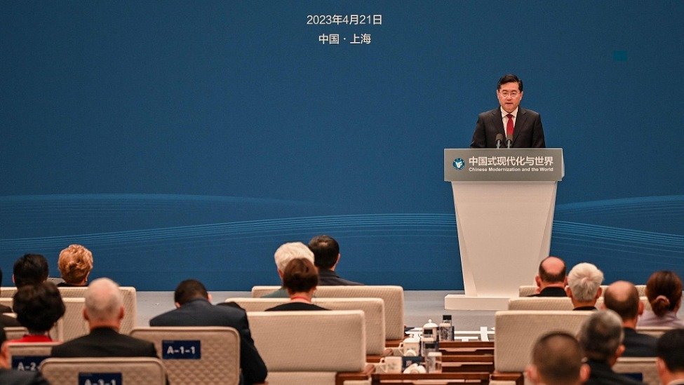 秦刚:台湾回归中国是二战后国际秩序组成部分,绝不允许被颠覆_凤凰网视频_凤凰网