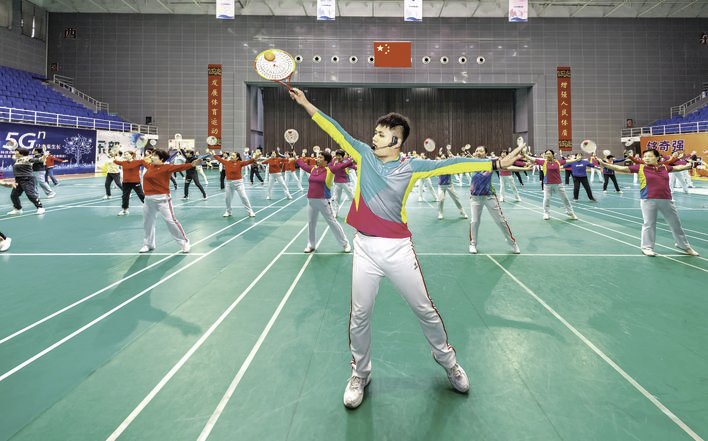 全民健身促健康&middot;同心共筑中国梦全国柔力球大篷车开进运城