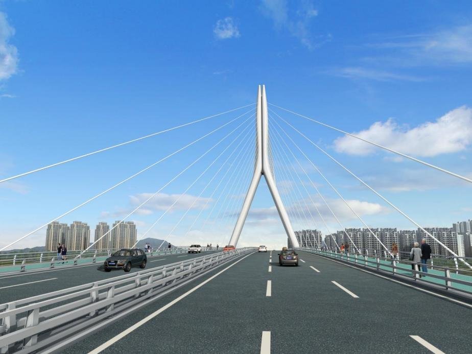 主桥正面效果图