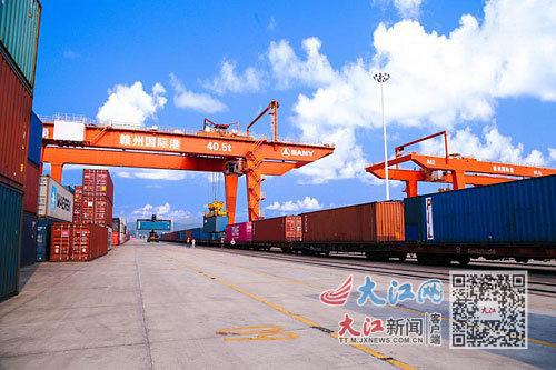 赣州国际陆港(图片来源/赣州市发改委)