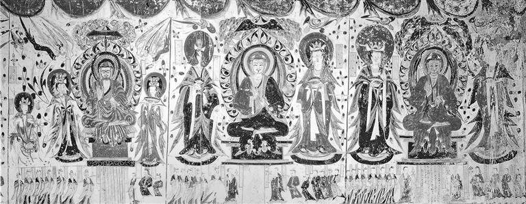 敦煌石窟第285窟北壁壁画《七佛说法图》 本版图片均为资料图