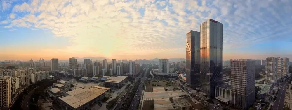 航拍俯瞰蓬江区 郭永乐 摄