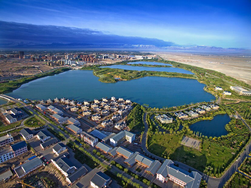 芦水湾生态旅游景区全景