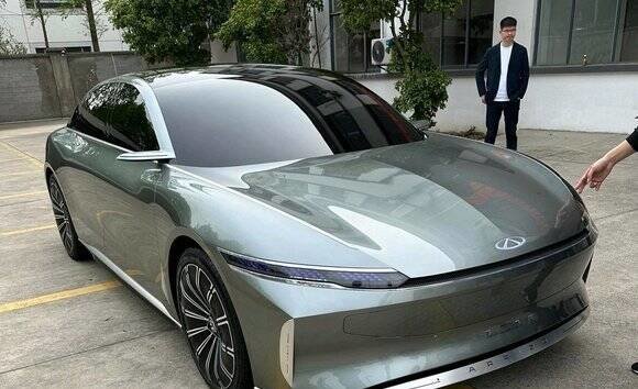 奇瑞艾瑞泽STAR概念实车现身 网友:换个BBA的标 能卖百万