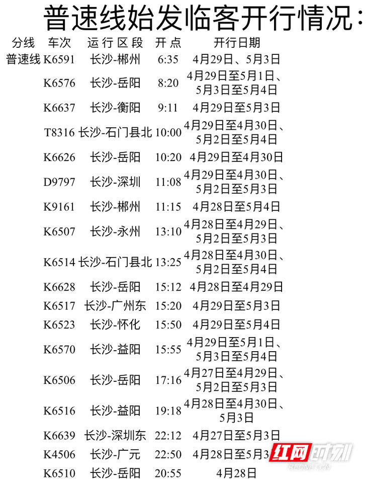 “五一”假期！长沙火车站加开多趟临客列车凤凰网湖南 凤凰网