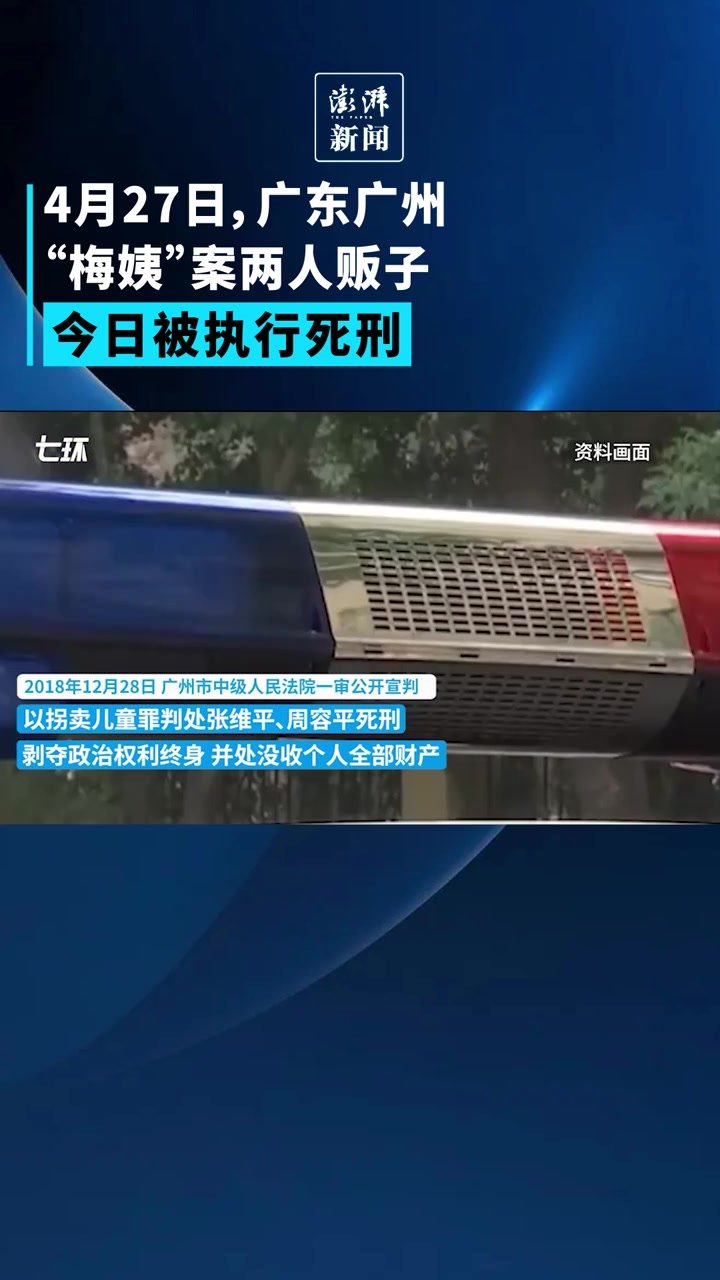 “梅姨”案两人贩子被执行死刑_凤凰网视频_凤凰网