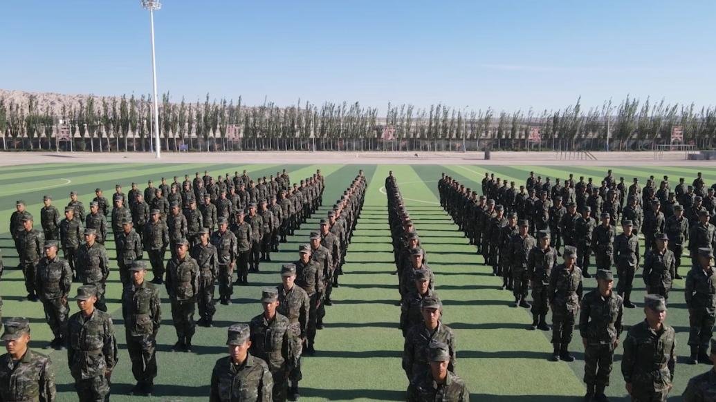 弘扬“五四精神”，武警新疆总队某新兵团开展活动