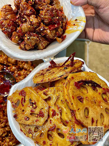 南昌小吃藕片、肠结