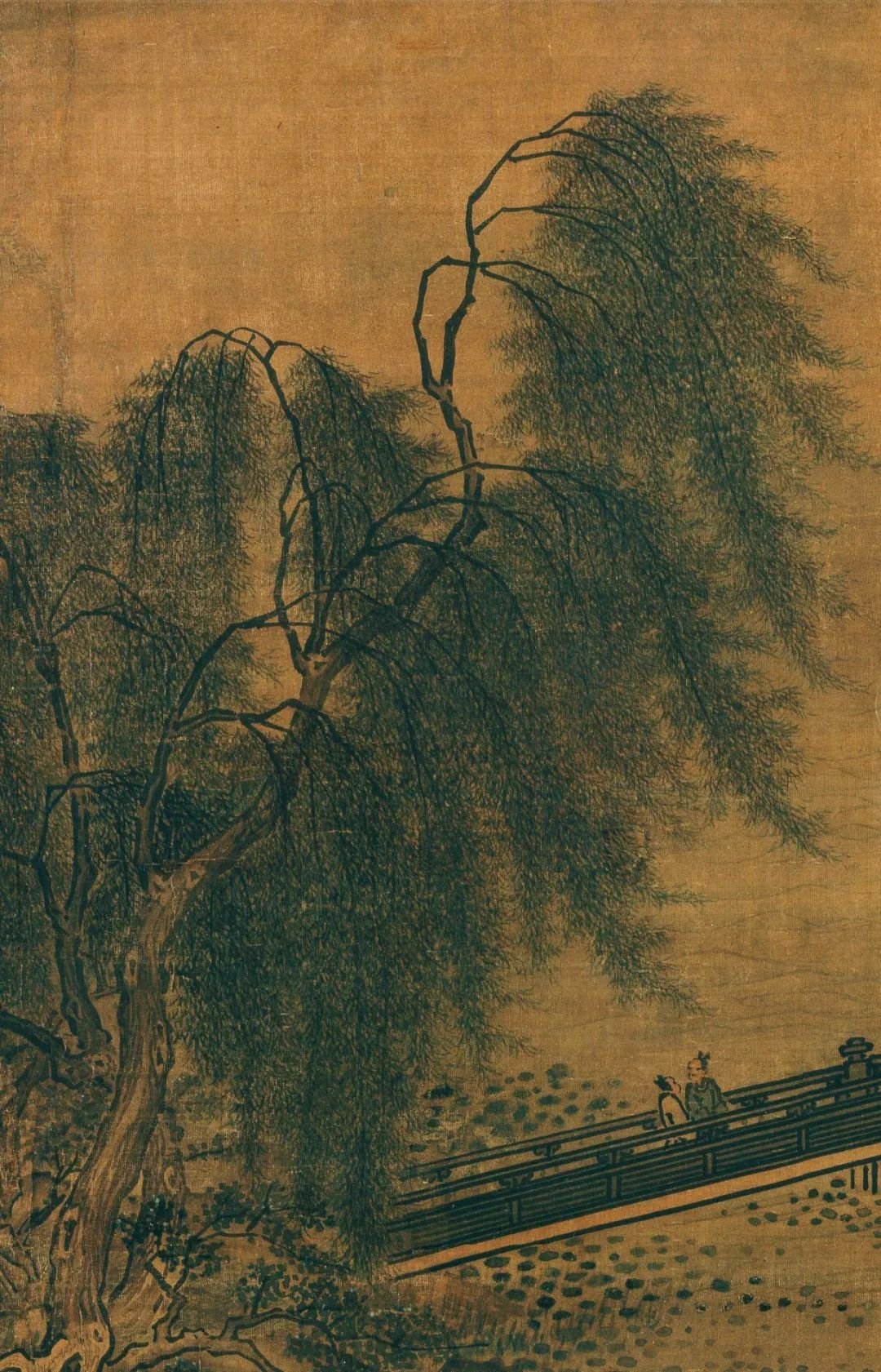 南宋 马麟 《荷乡清夏图》局部