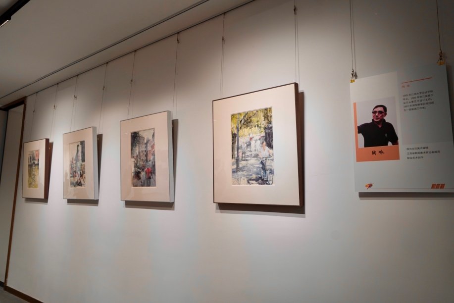 “会画画的人不会老去”《在他们看来》绘画展南京开幕