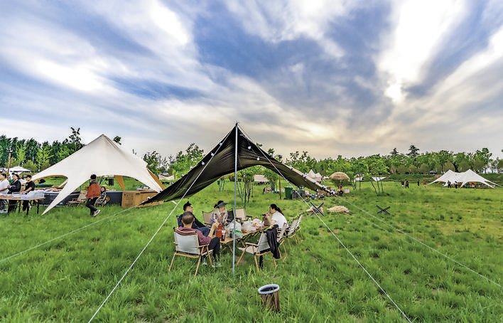 帐篷露营 休闲度假