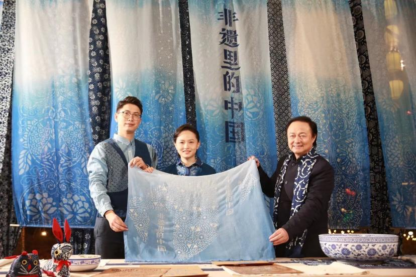 领略穿越千年的蓝白之美 南通蓝印花布亮相《非遗里的中国》江苏篇