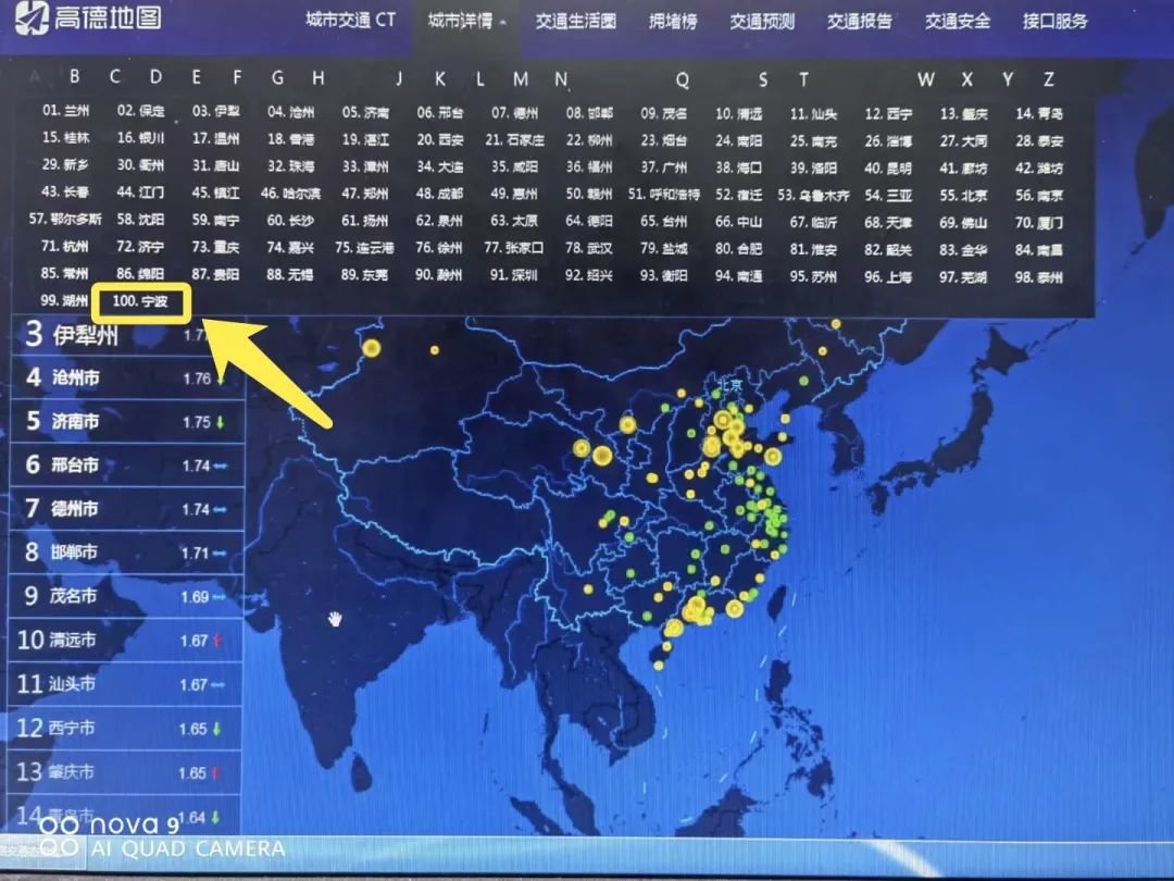 五一假期宁波交通拥堵指数居然排