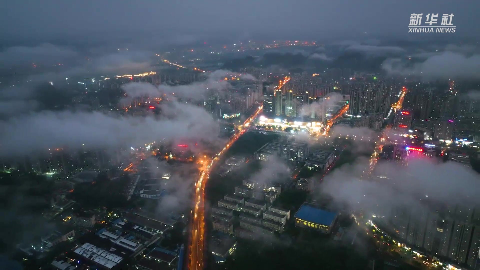 广西柳州：璀璨夜景惹人醉