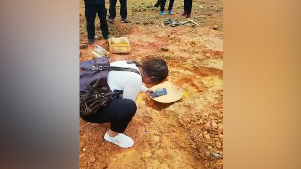 广西平果出土千年青铜器？当地：现场已保护，待鉴定