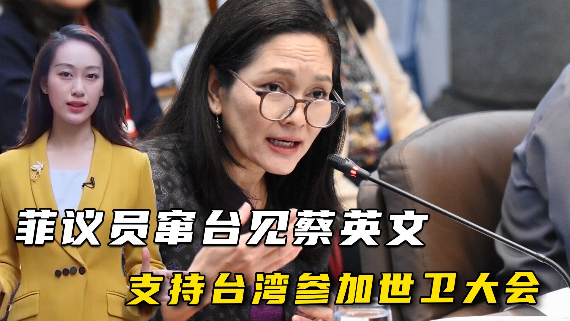 菲律宾议员窜台，妄称支持台参加世卫大会，要求保护15万在台劳工