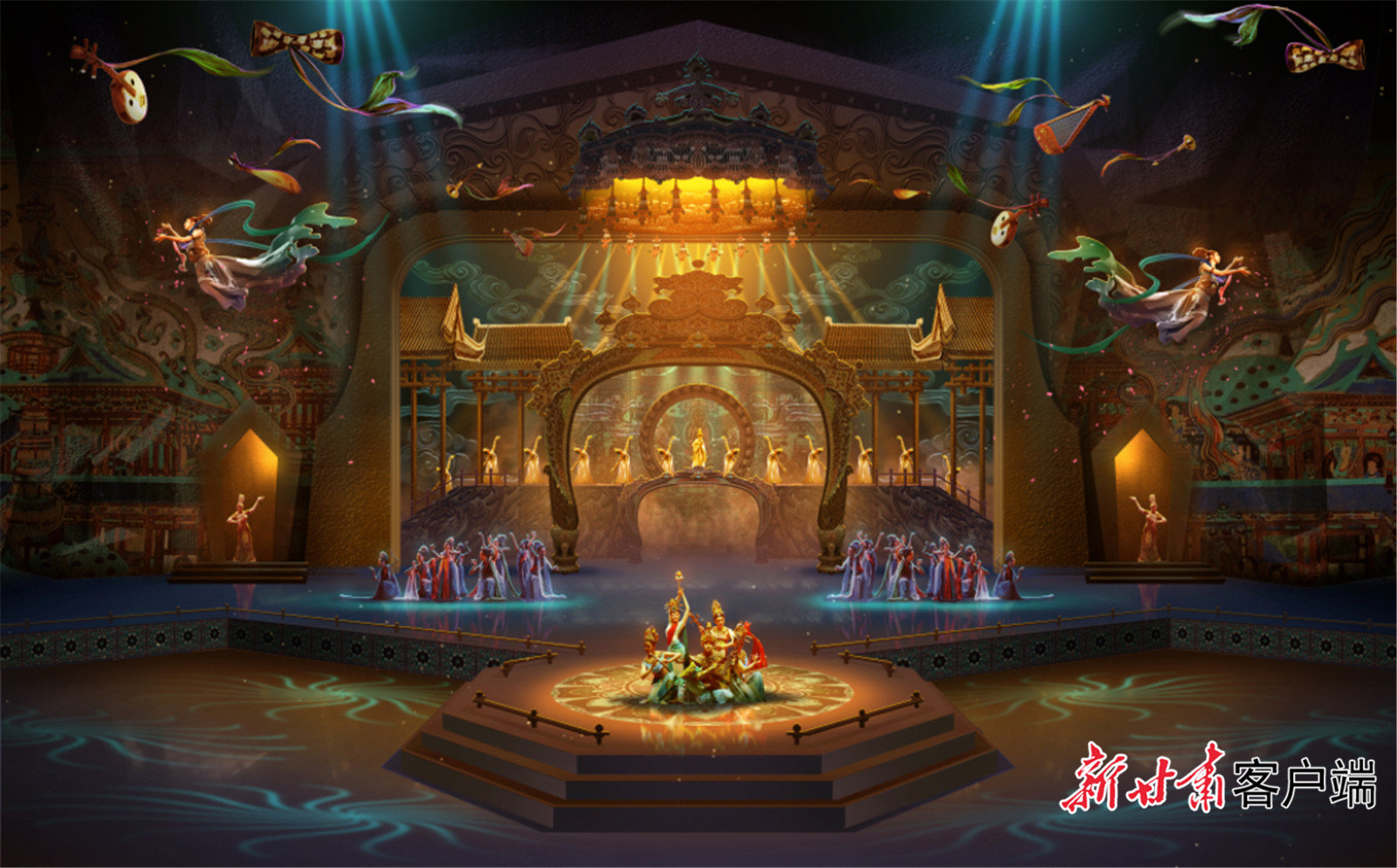 全球首部洞窟式沉浸体验剧门票开售 大赏敦煌壁画乐舞