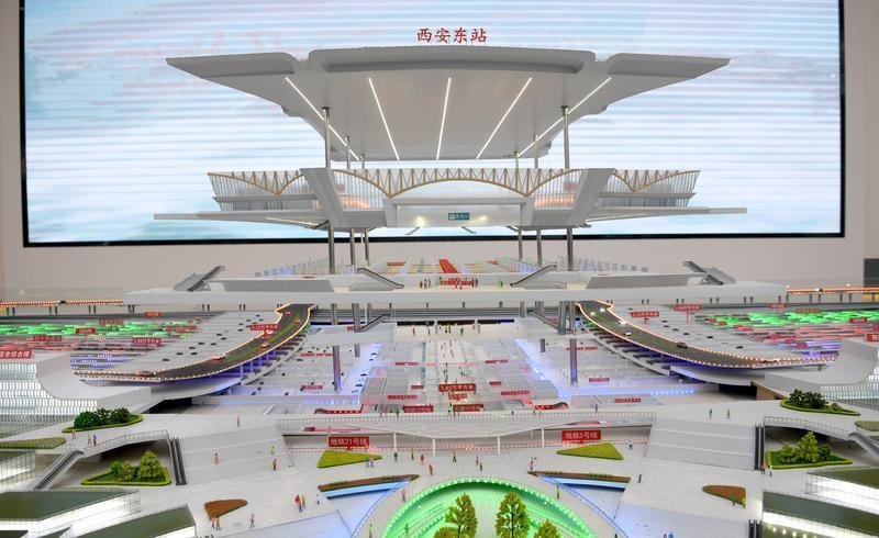 西安东站站房工程正式开工建设 总体建设进度进一步加快凤凰网陕西_凤