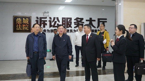 调研鼎城法院