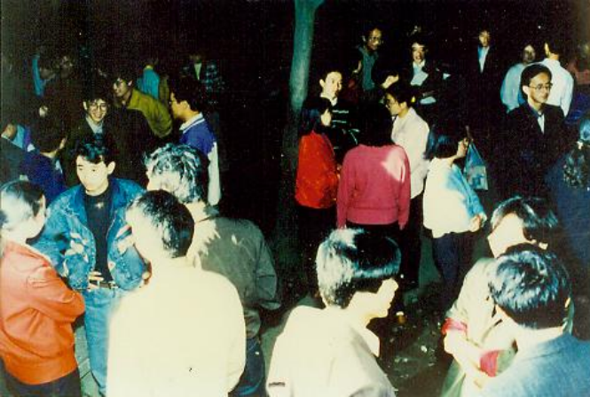 上世纪80年代末的红场英语角
