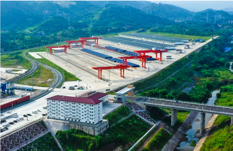 重庆陆港型国家物流枢纽建设的主要承载地——珞璜铁路综合物流枢纽