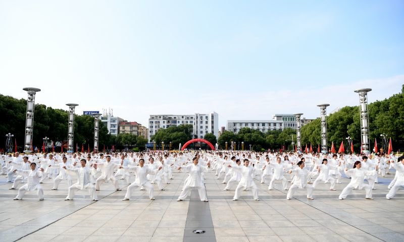 南昌县举行2023年全国老年人太极拳健身大联动（江西省分会场）活动
