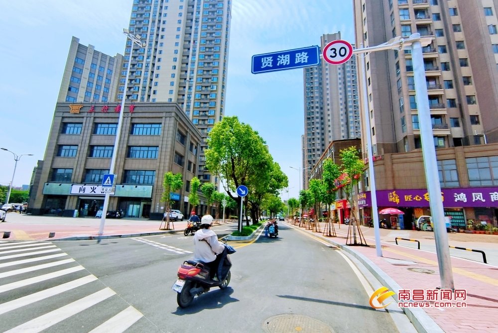 南昌“断头路”贤湖路、塘南路正式通车（图）