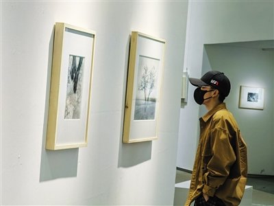 市民现场观展 记者 韩堃 摄