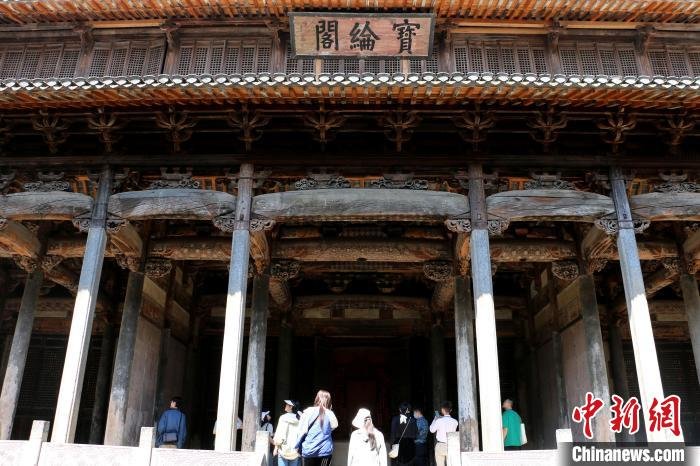 呈坎村宝纶阁——安徽省迄今保留明代彩画及祠堂最完整的一组家庙建筑。　张强 摄