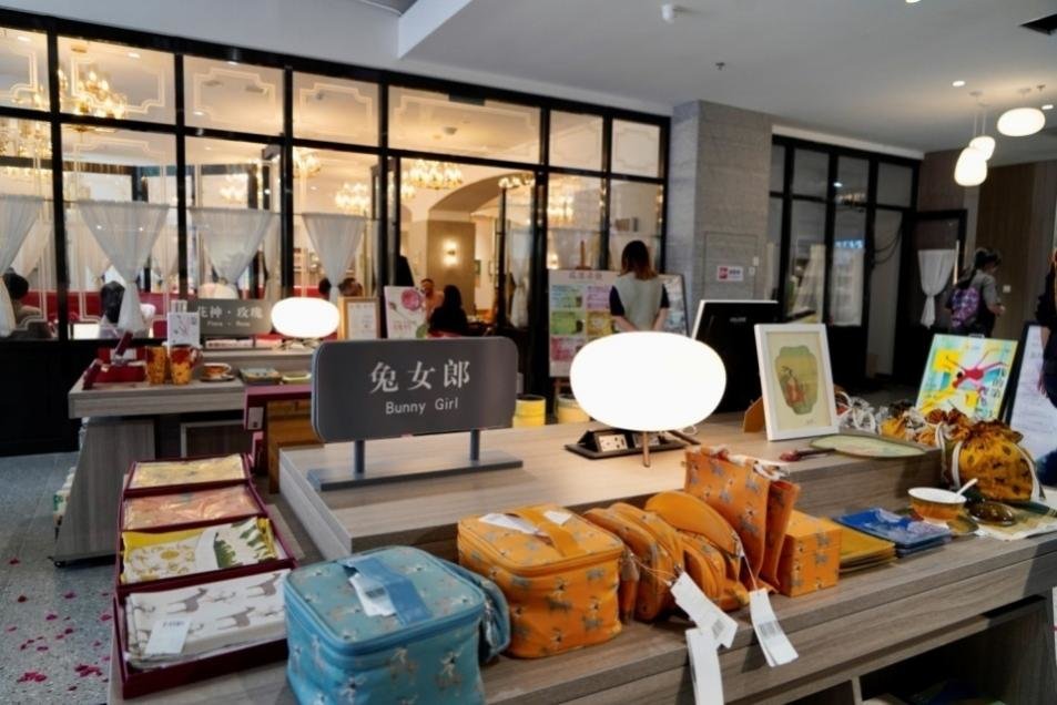 琳琅满目的文创产品。