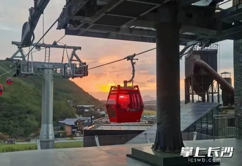 索道改造后的效果图。岳麓山公园管理处供图