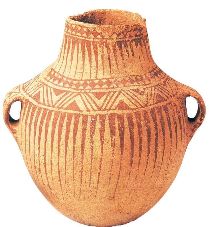 篦形三角纹彩陶罐 沙井文化(距今3000年—2500年) 武山县白门镇西旱坪出土