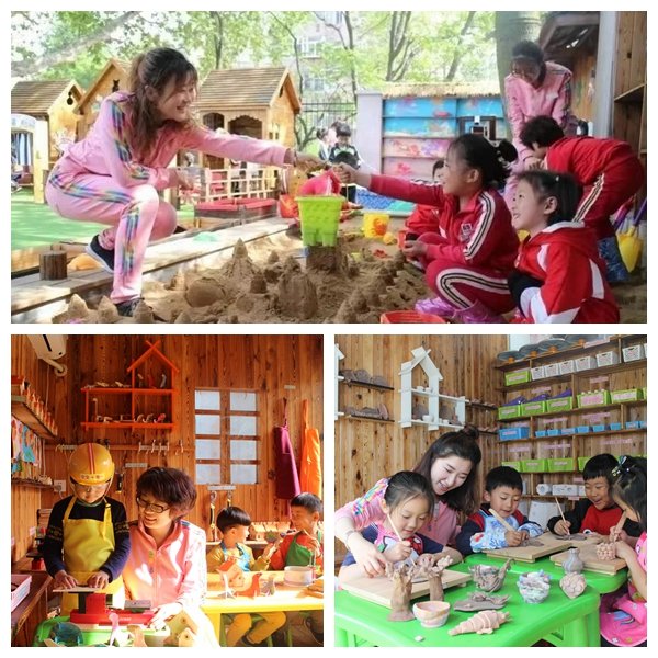 室外沙池、木工坊、陶泥坊